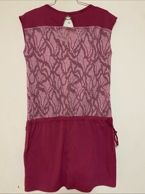 Columbia Burgundy and Pink Lace-Back Athletic Dress